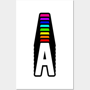 Rainbow Letter, A Posters and Art